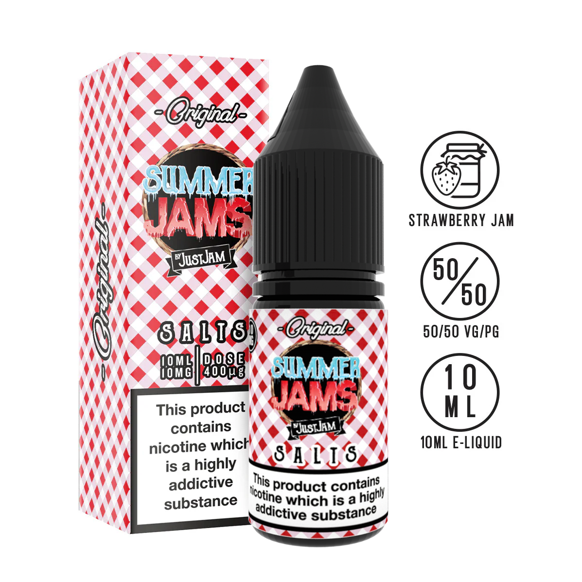 Just Jam - Summer Jams - Nic Salts - 10ml