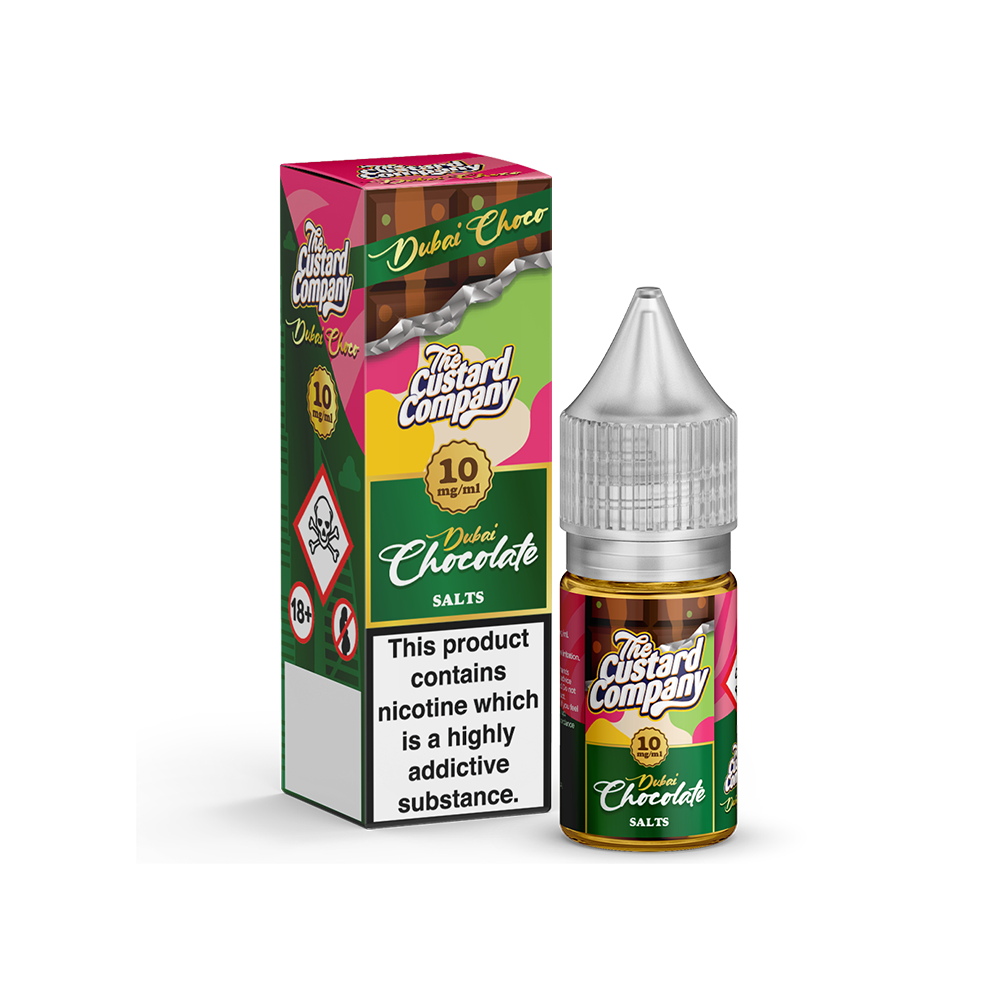 The Custard Company Dubai Chocolate 10ml Salt