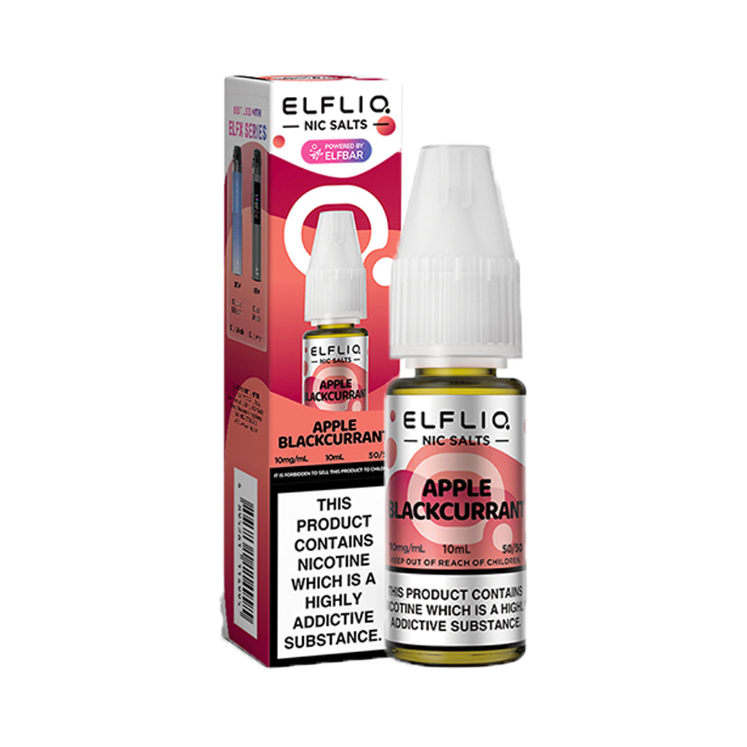 Elf Bar Elfliq Apple Blackcurrant Nic Salts 10ml | The Ace of Vapez Distro
