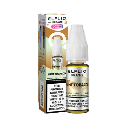 Elf Bar Elfliq Mint Tobacco Nic Salts 10ml | The Ace of Vapez Distro