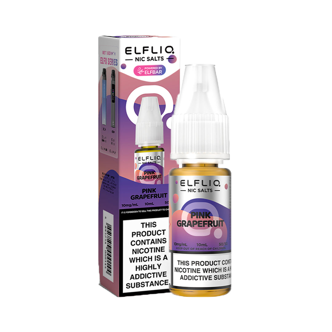 Elf Bar Elfliq Pink Grapefruit Nic Salts 10ml | The Ace of Vapez Distro
