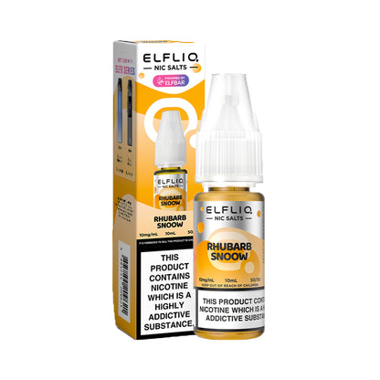 Elf Bar Elfliq Rhubarb Snoow Nic Salts 10ml | The Ace of Vapez Distro