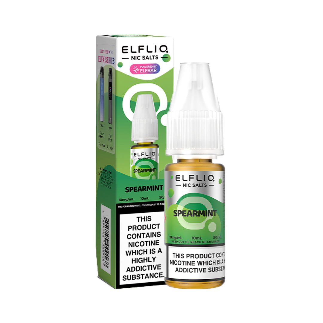 Elf Bar Elfliq Spearmint Nic Salts 10ml | The Ace of Vapez Distro
