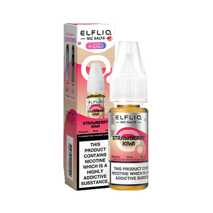 Elf Bar Elfliq Strawberry Kiwi Nic Salts 10ml | The Ace of Vapez Distro