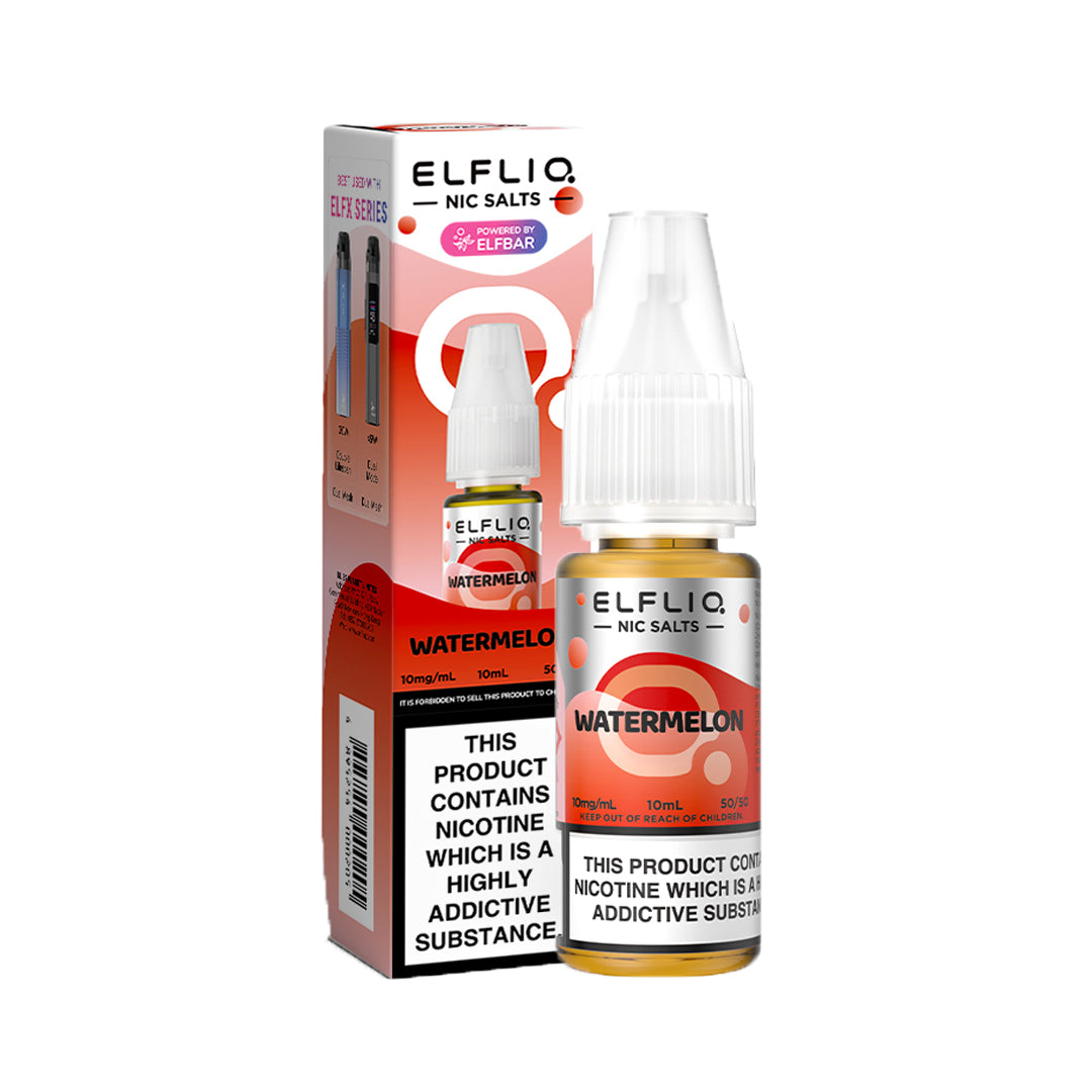 Elf Bar Elfliq Watermelon Nic Salts 10ml | The Ace of Vapez Distro