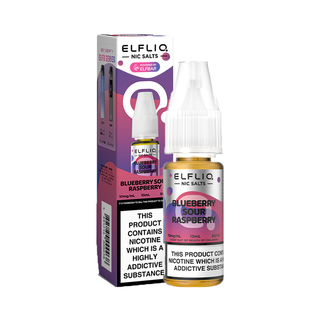 Elf Bar Elfliq Blueberry Sour Raspberry Nic Salts_10ml | The Ace of Vapez Distro