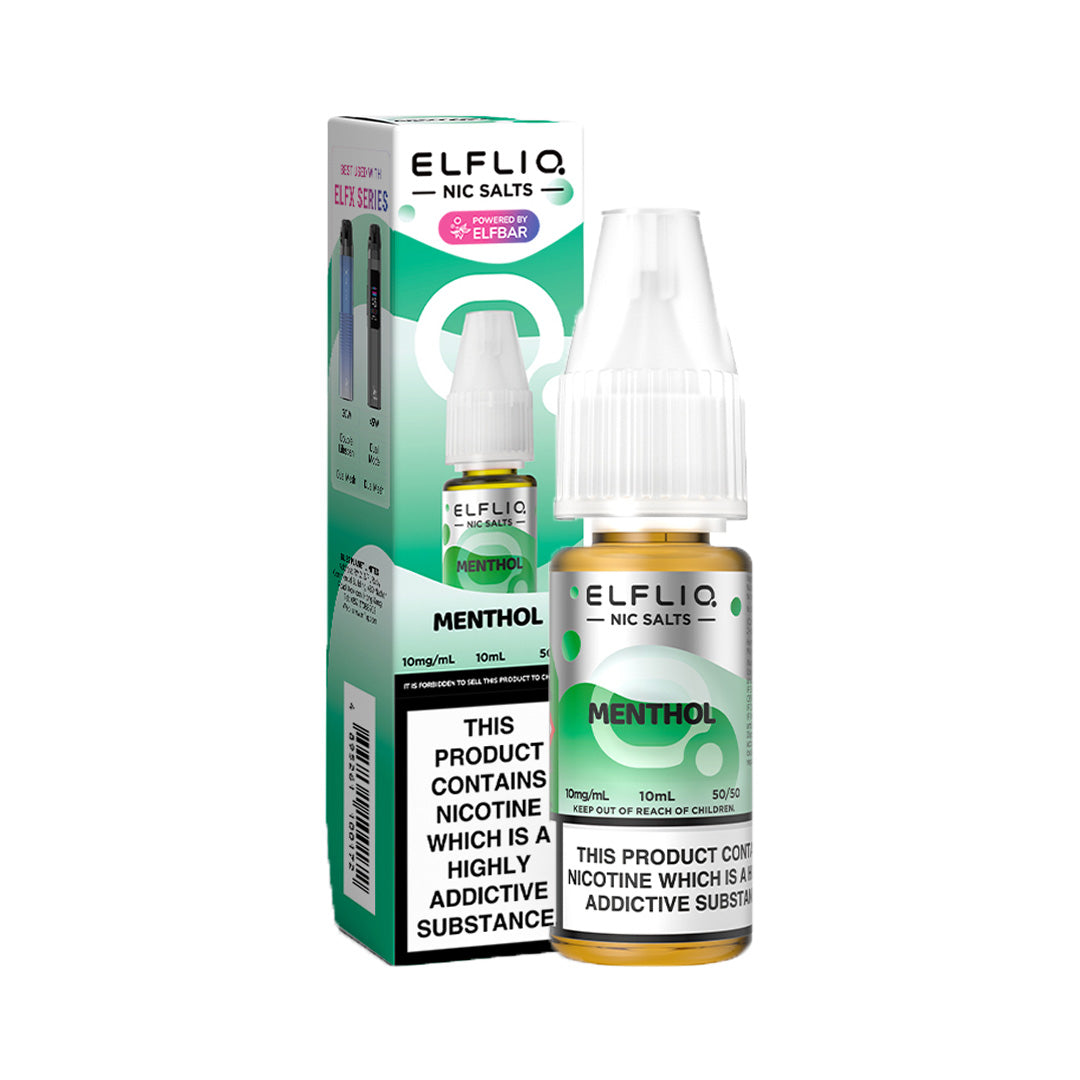 Elf Bar Elfliq Menthol Nic Salts 10ml | The Ace of Vapez Distro