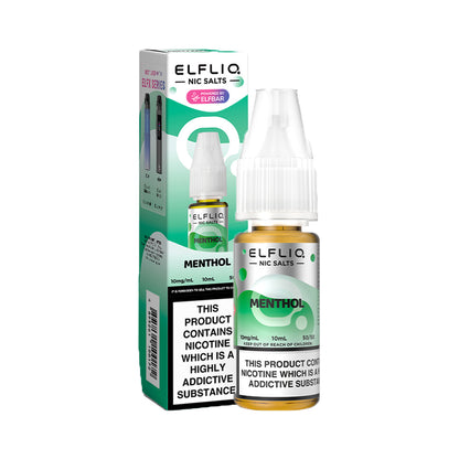 Elf Bar Elfliq Menthol Nic Salts 10ml | The Ace of Vapez Distro