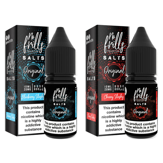No Frills Original Range - Nic Salts - 10ml